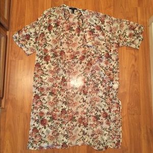 Forever 21 Floral Kimono Small *Like new
